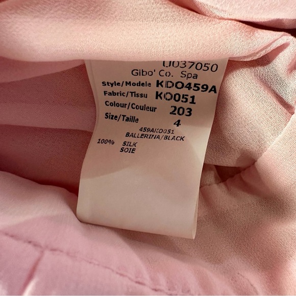 RARE NWT Michael Kors Spring 2007 RTW Silk Ballerina Pink / Black A-Line Dress - Picture 9 of 16